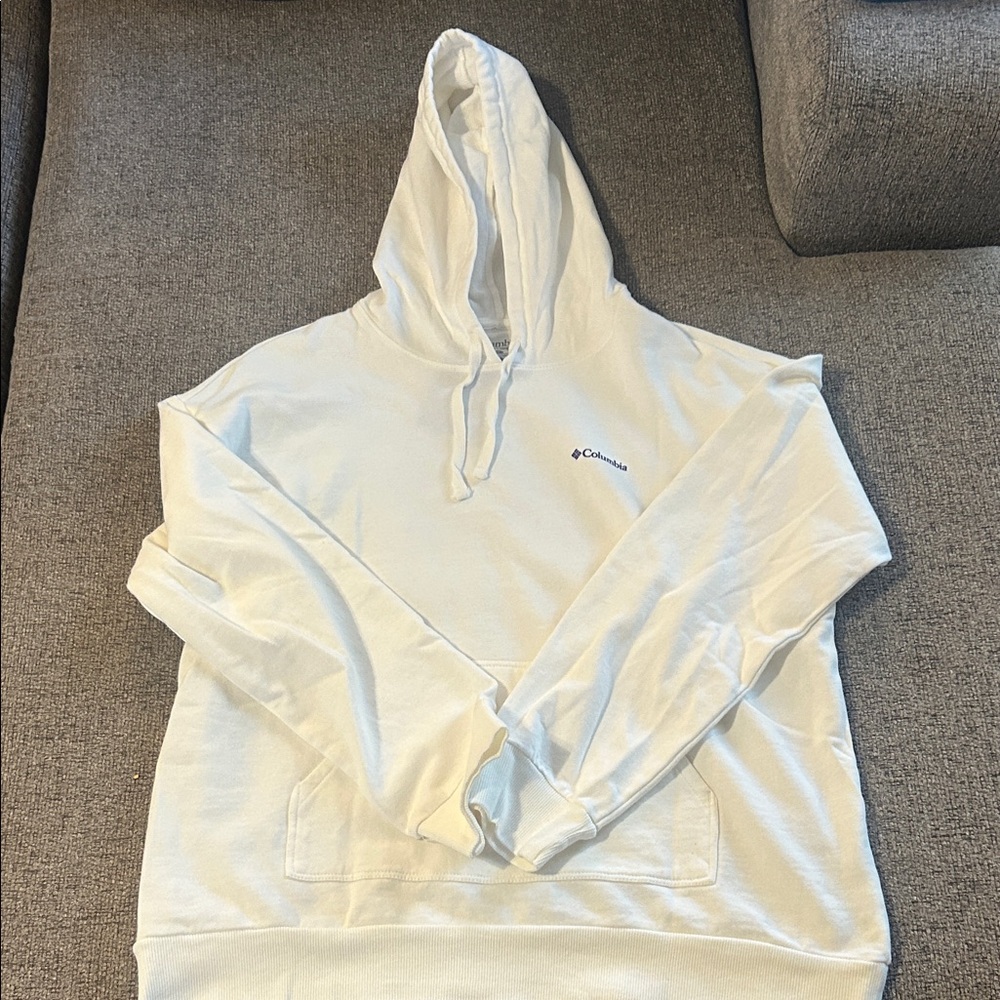 Columbia Women's White Hoodie Sweater